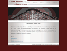 Tablet Screenshot of burlingtontower.com